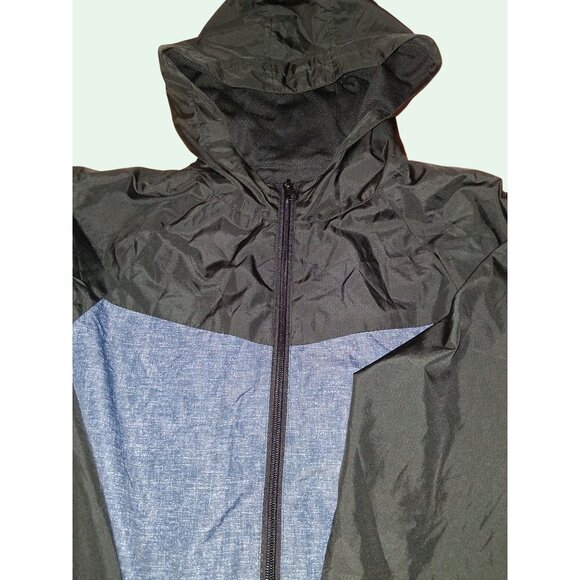 ONeill TRVLR Kids Hooded Jacket Large Black & Blue Nylon - Picture 5 of 9